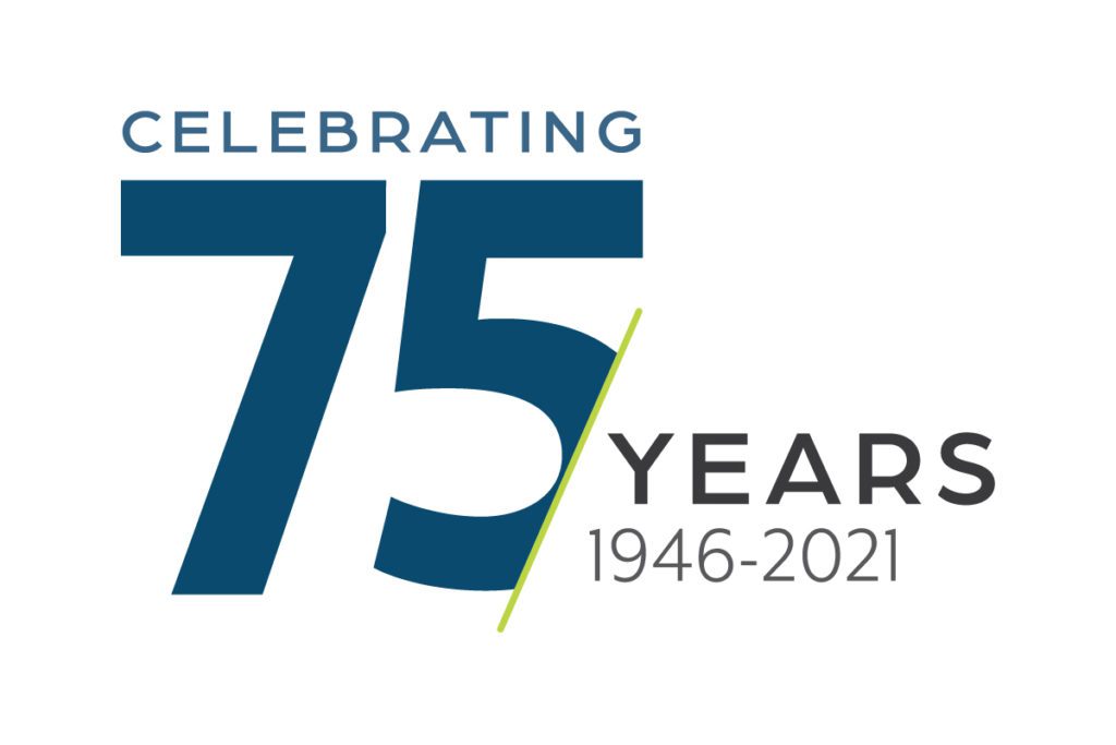 Kapnick 75th anniversary logo